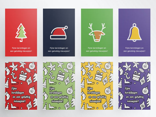 20x kerstkaarten set (A6) incl. enveloppen