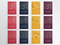 20x kerstkaarten set (A6) incl. enveloppen